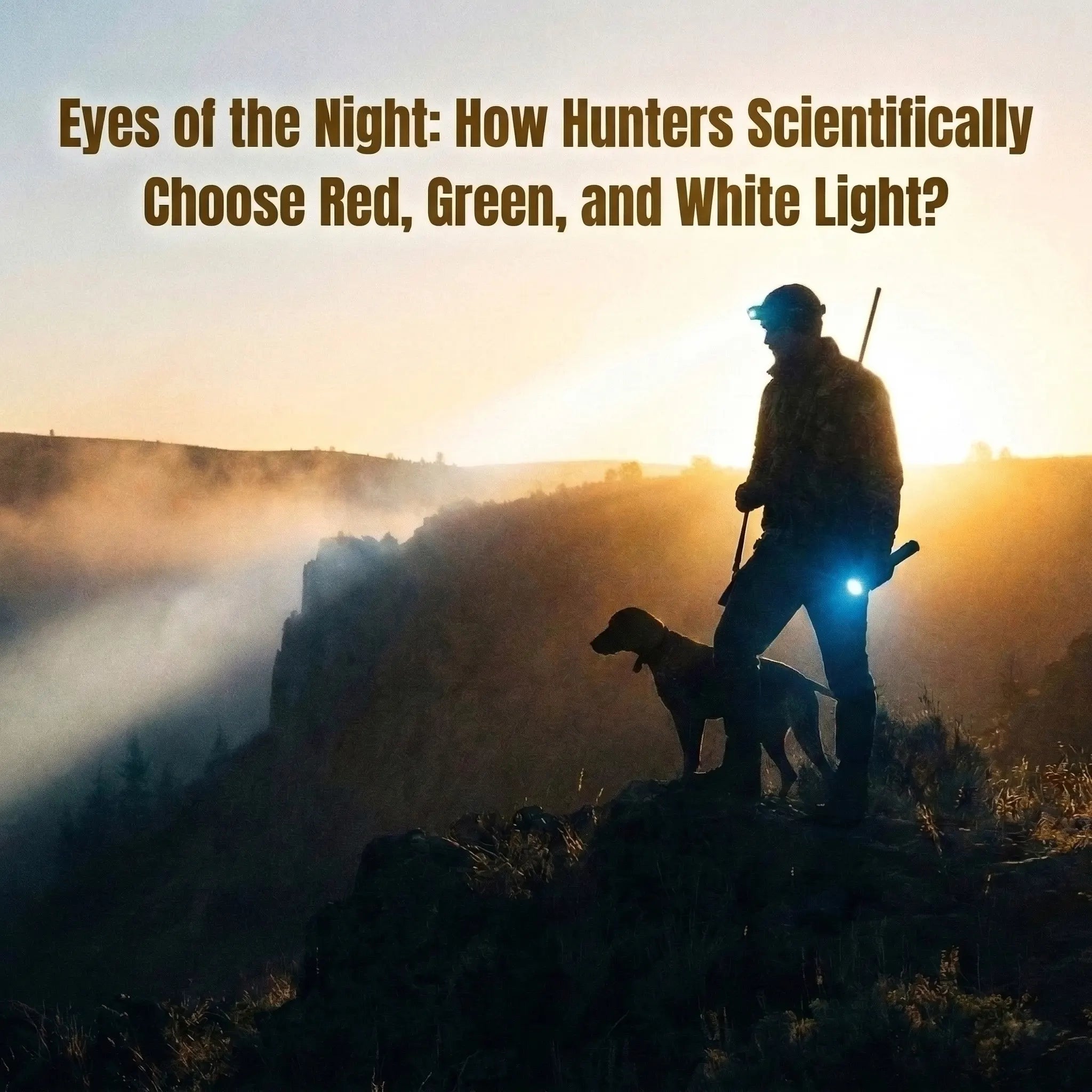 Which Hunting Flashlight Color Works Best: Red, Green, or White?