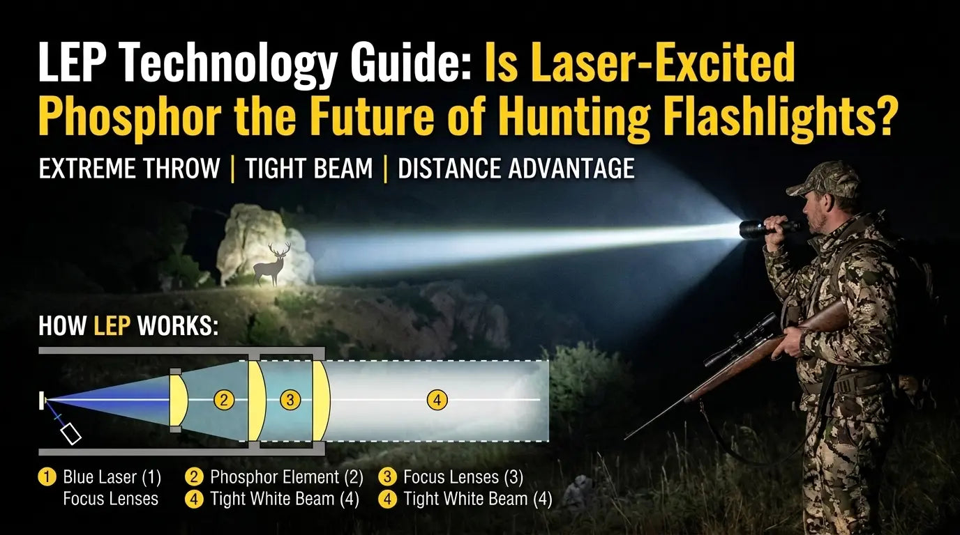 LEP Technology Guide: Is Laser-Excited Phosphor the Future of Hunting Flashlights?