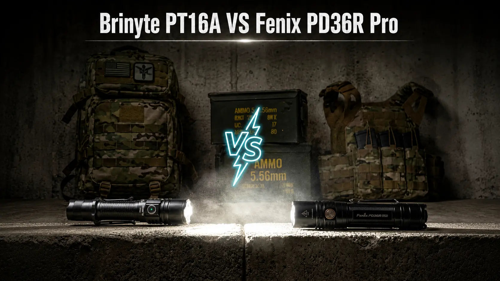 Brinyte PT16A vs Fenix PD36R Pro: Best High Candela Duty Light (2026)
