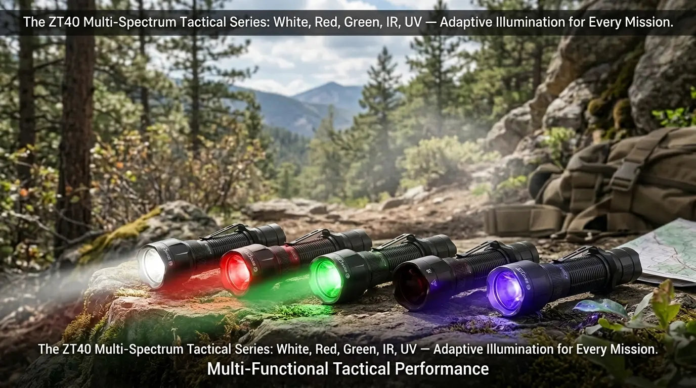 ZT40 Zoomable Tactical Flashlight Series