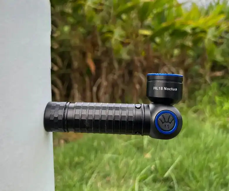 Brinyte HL18 can be used as either a headlamp or handheld light.