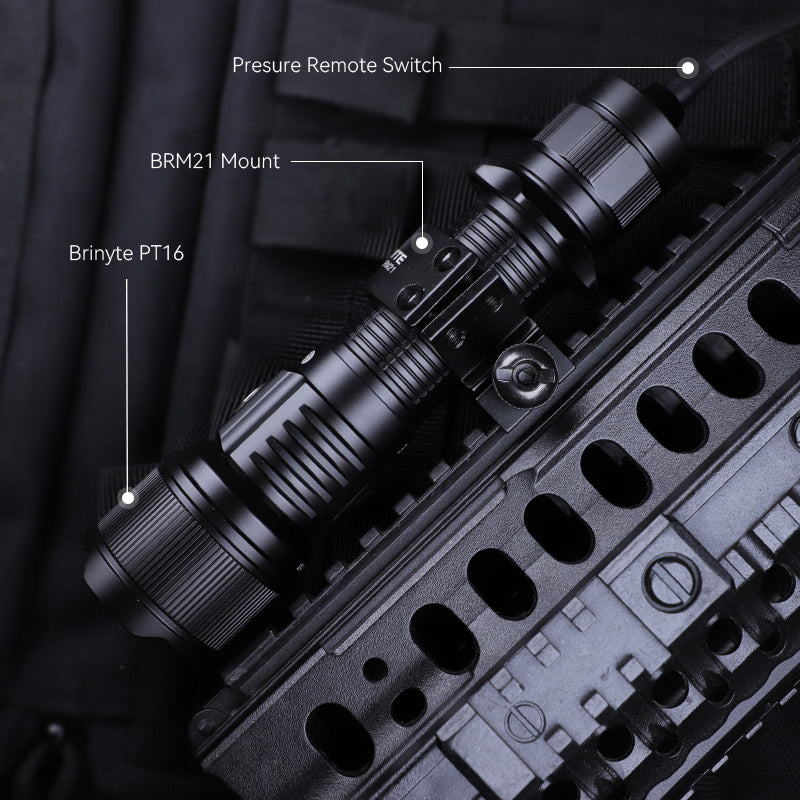 PT16-T Type-c Rechargeable Tactical Light Kit —Brinyte