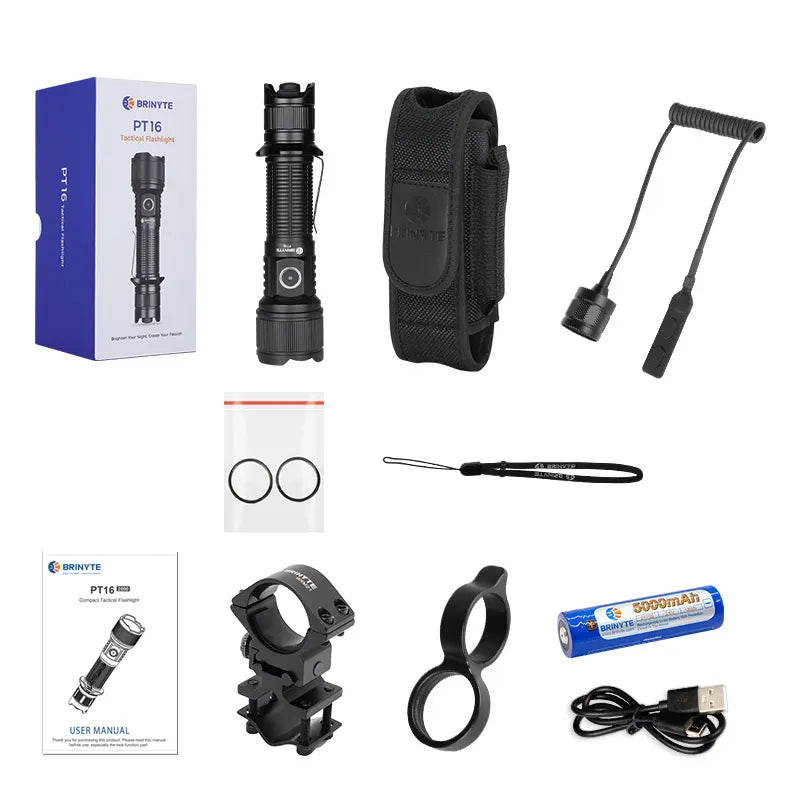 PT16 Enhanced Tactical Kit—Brinyte