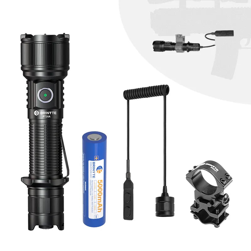 PT16A Tactical Flashlight—Brinyte