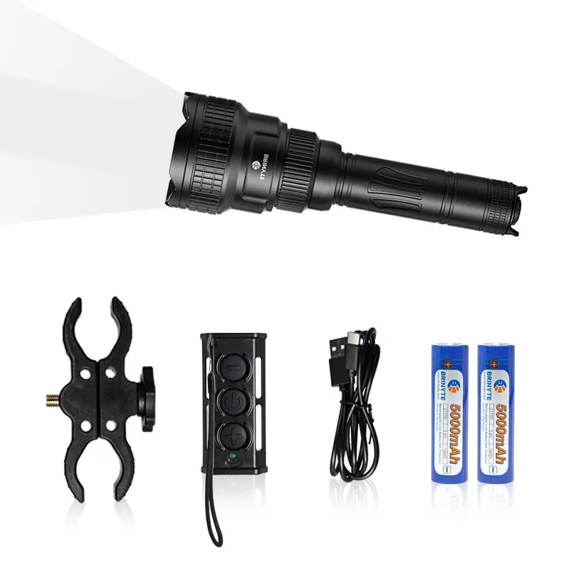 Brinyte T18-V V3 White Hunting Light With Wireless Remote Switch