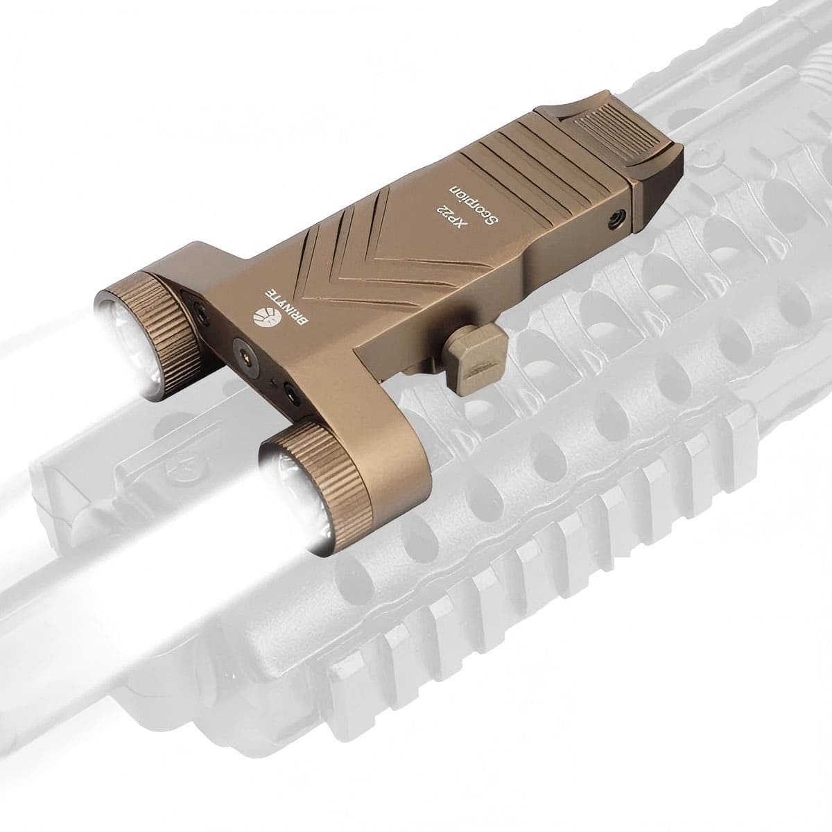 Brinyte XP22 Tactical Rail-mounted Flashlight