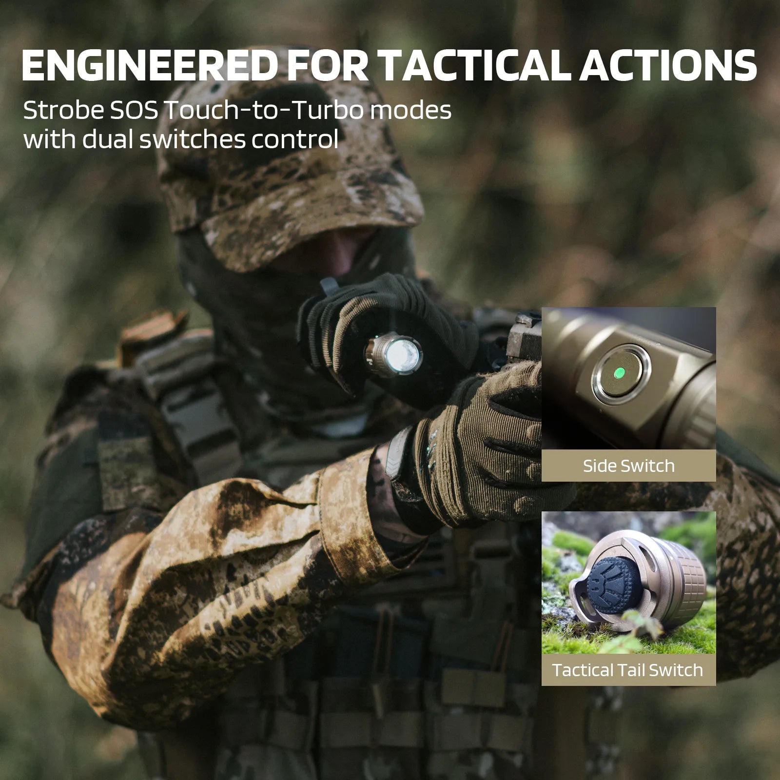 PT28 LED Tactical Flashlight-Brinyte