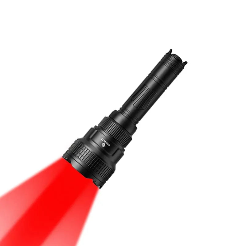 Brinyte T18-R Red Zoomable Rechargeable Hunting Light—Brinyte