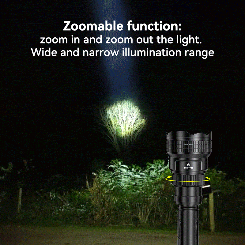 Brinyte T18 Artemis – Zoomable Multicolor Hunting Flashlight for Hog & Predator Night Hunting