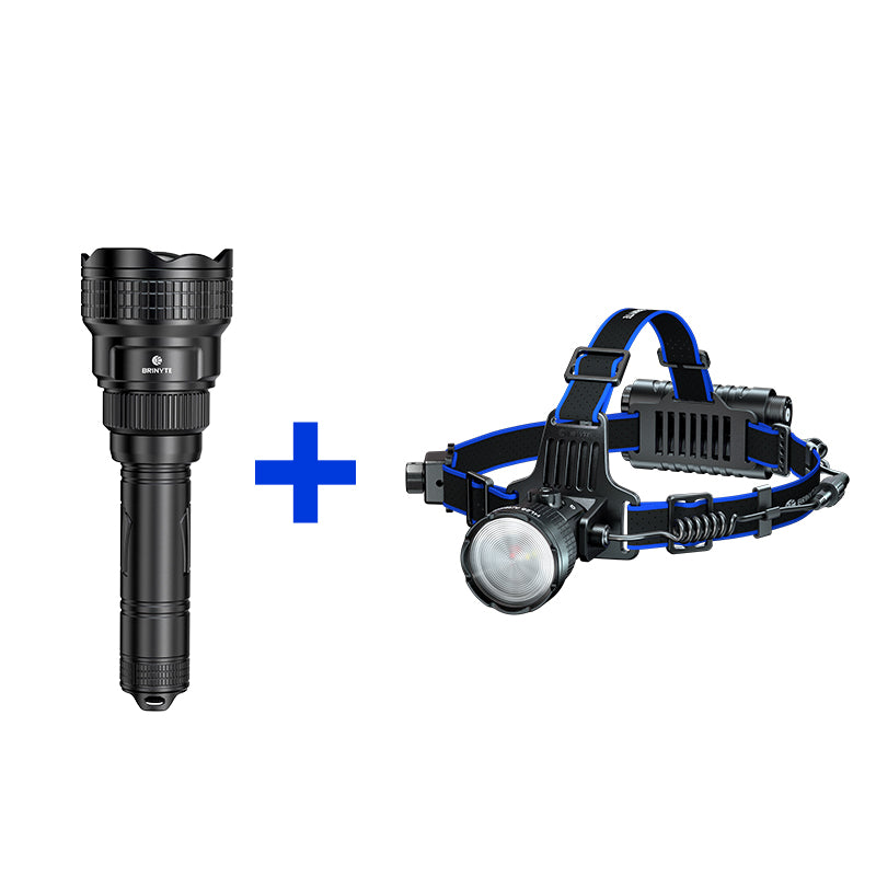 Brinyte T18&HL28 Hunting Lights Bundle Sale