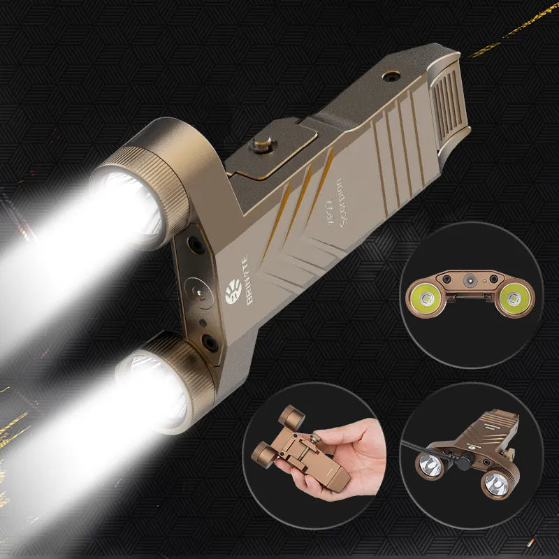 Brinyte XP22 Tactical Rail-mounted Flashlight