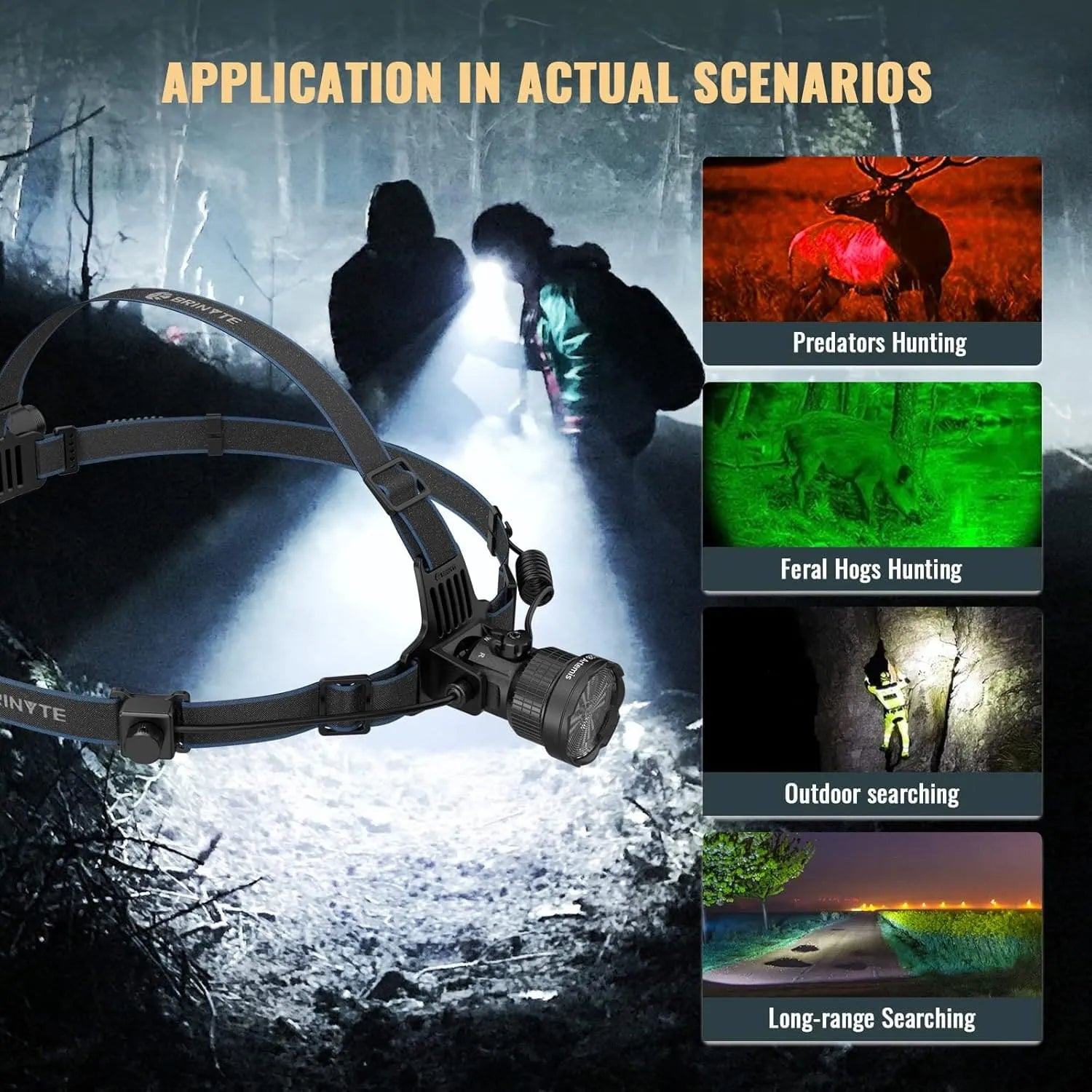 HL28 Zoomable Hunting Headlamp–Brinyte