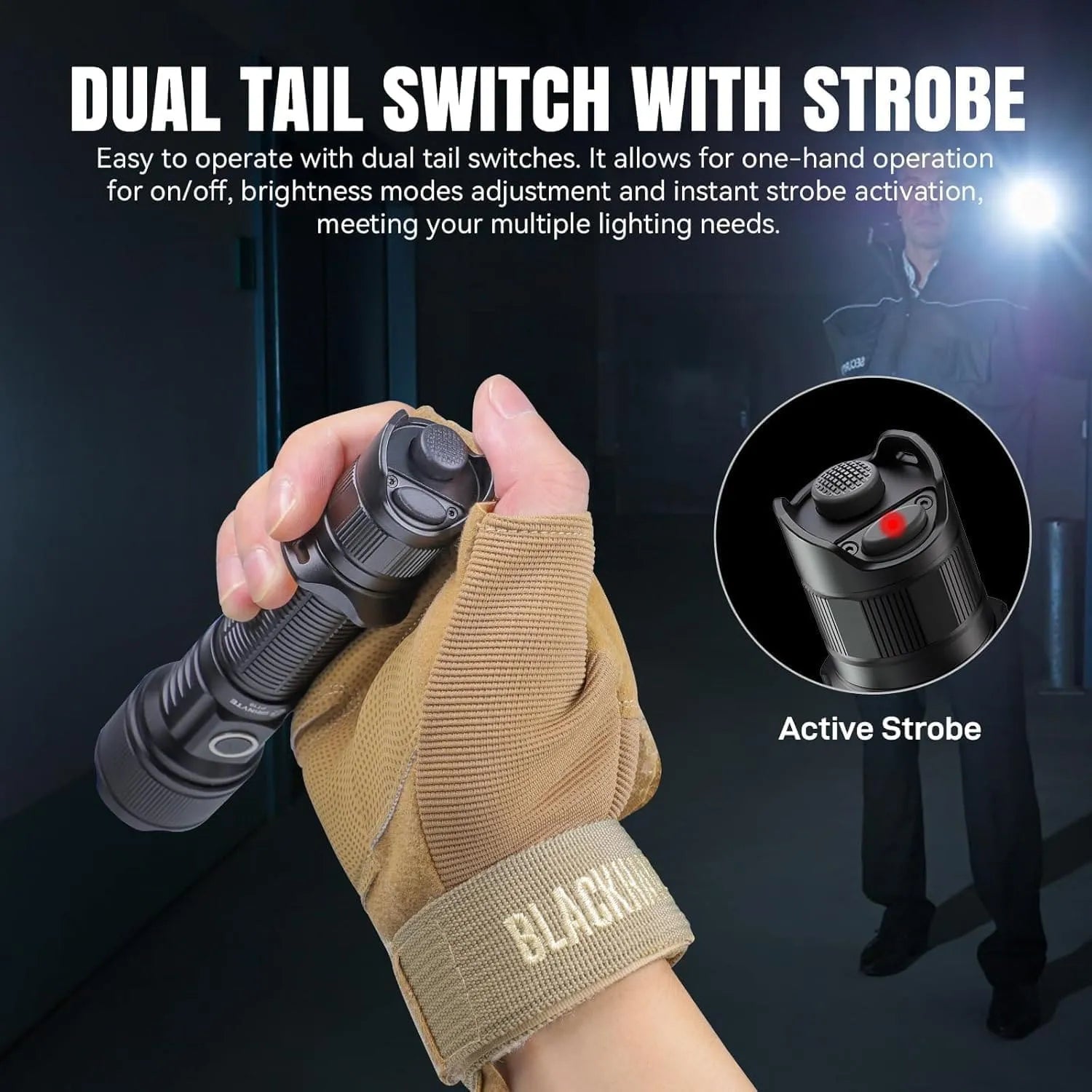 PT16A Tactical Flashlight—Brinyte