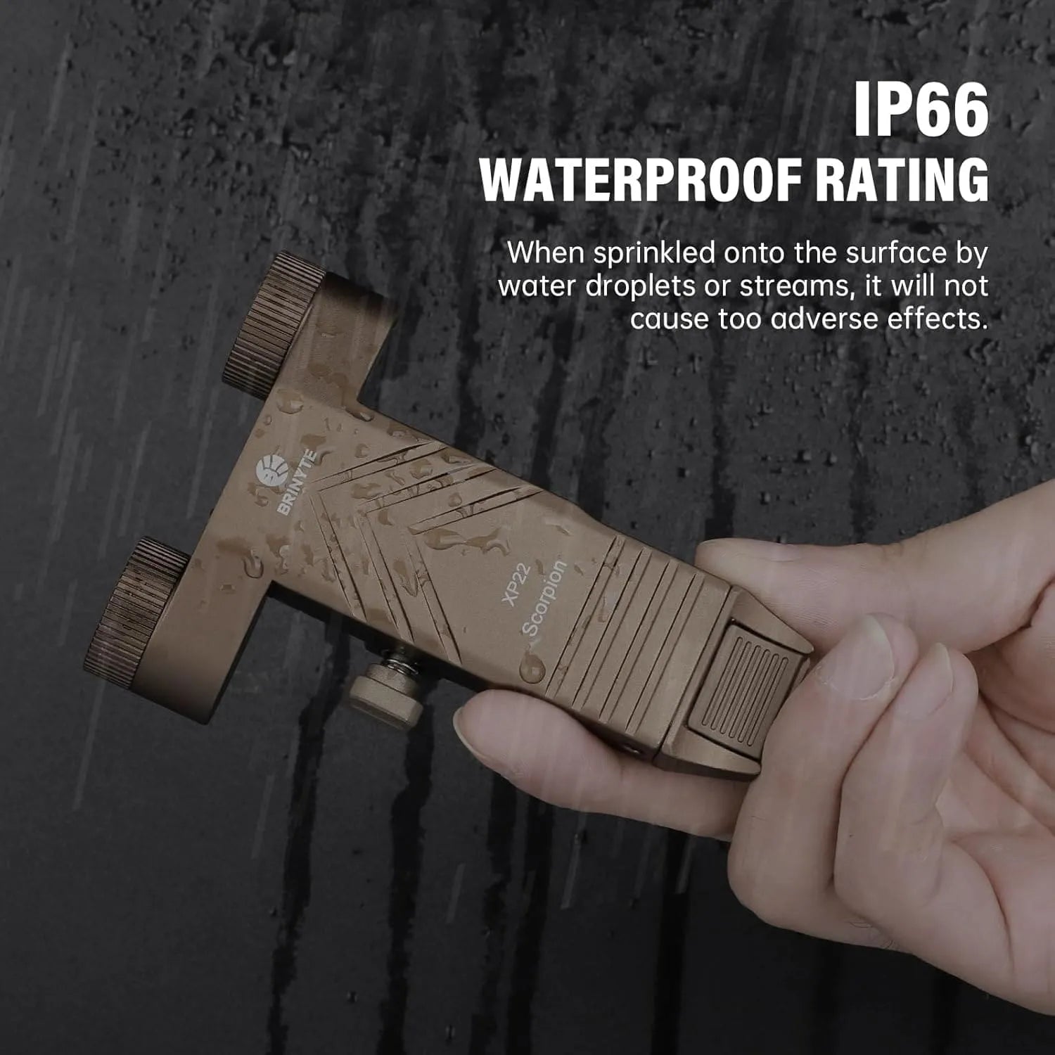 Brinyte XP22 Tactical Rail-mounted Flashlight