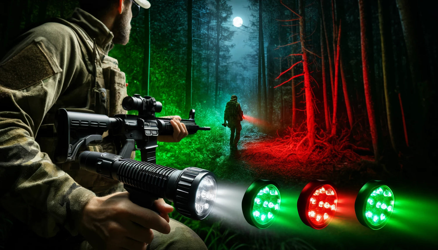 Red, Green and White LED Hunting Lights: A Comprehensive Analysis and Application Guide