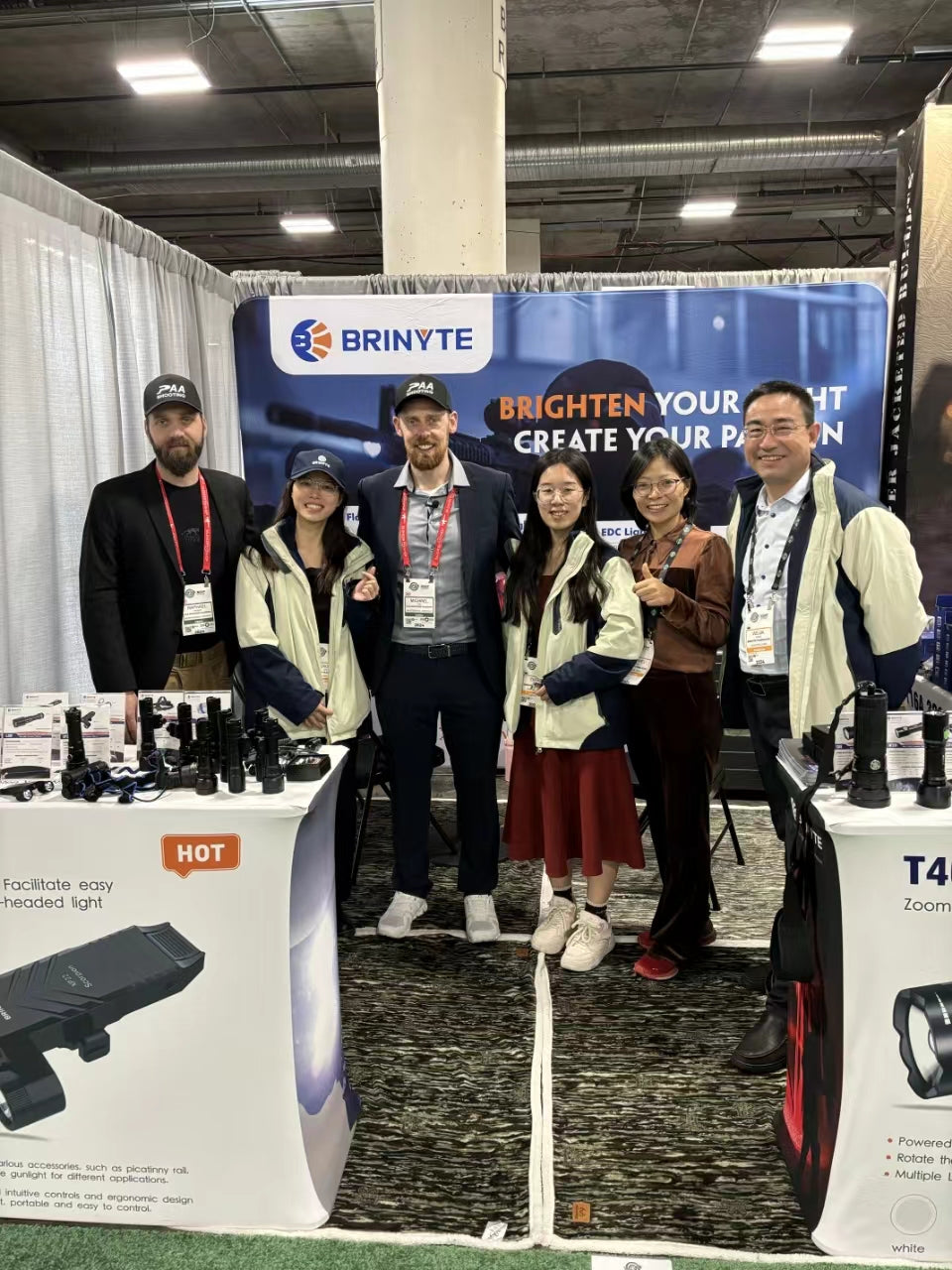 Brinyte, illuminate passion and create the future! Brinyte shines in SHOT SHOW, a perfect ending!
