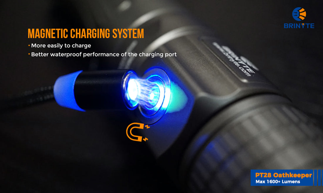 Brinyte magnetic charging