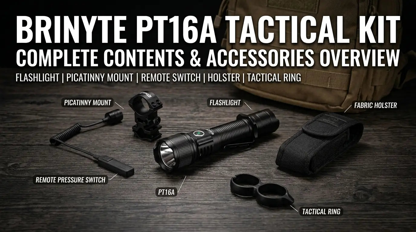 Brinyte PT16A Review: Best 3000 Lumen Tactical Flashlight 2026