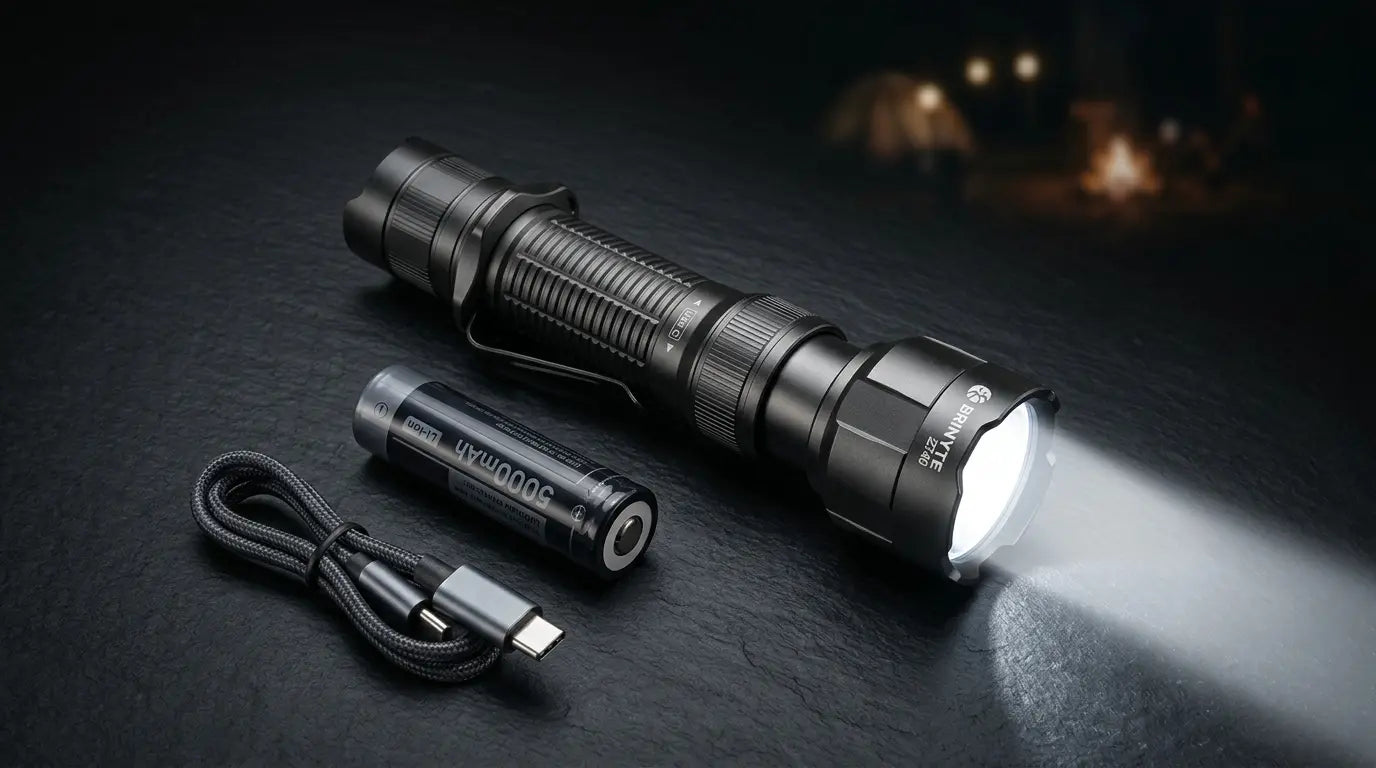 Brinyte ZT40 Tactical Flashlight: 1650 Lumens, Zoomable, IPX8 – Complete Guide