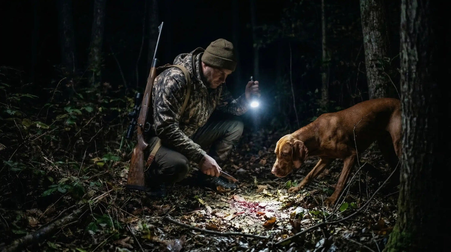 Blood Tracking at Night: The Ultimate Guide to Choosing &amp; Using Hunting Lights for Deer, Hogs &amp; Predators