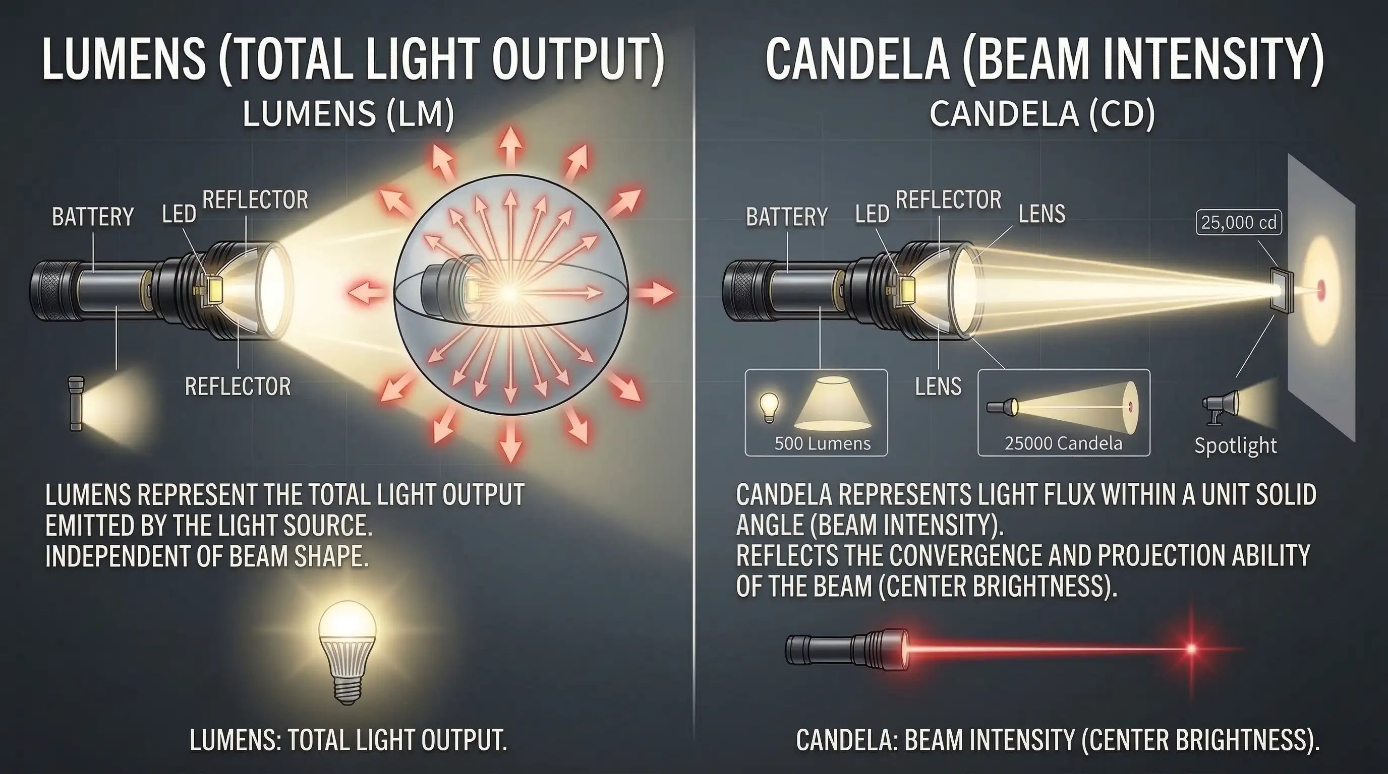 Candela vs Lumens Flashlight: What Really Matters for Hunting | Brinyte
