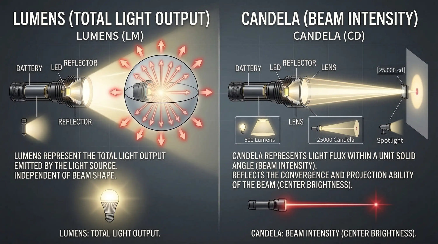 Candela vs Lumens Flashlight: What Really Matters for Hunting | Brinyte