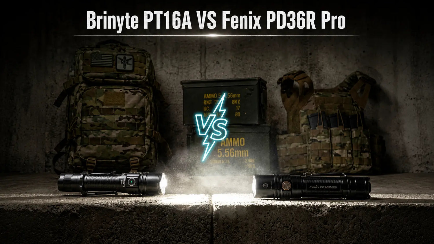 Brinyte PT16A vs Fenix PD36R Pro: Best High Candela Duty Light (2026)