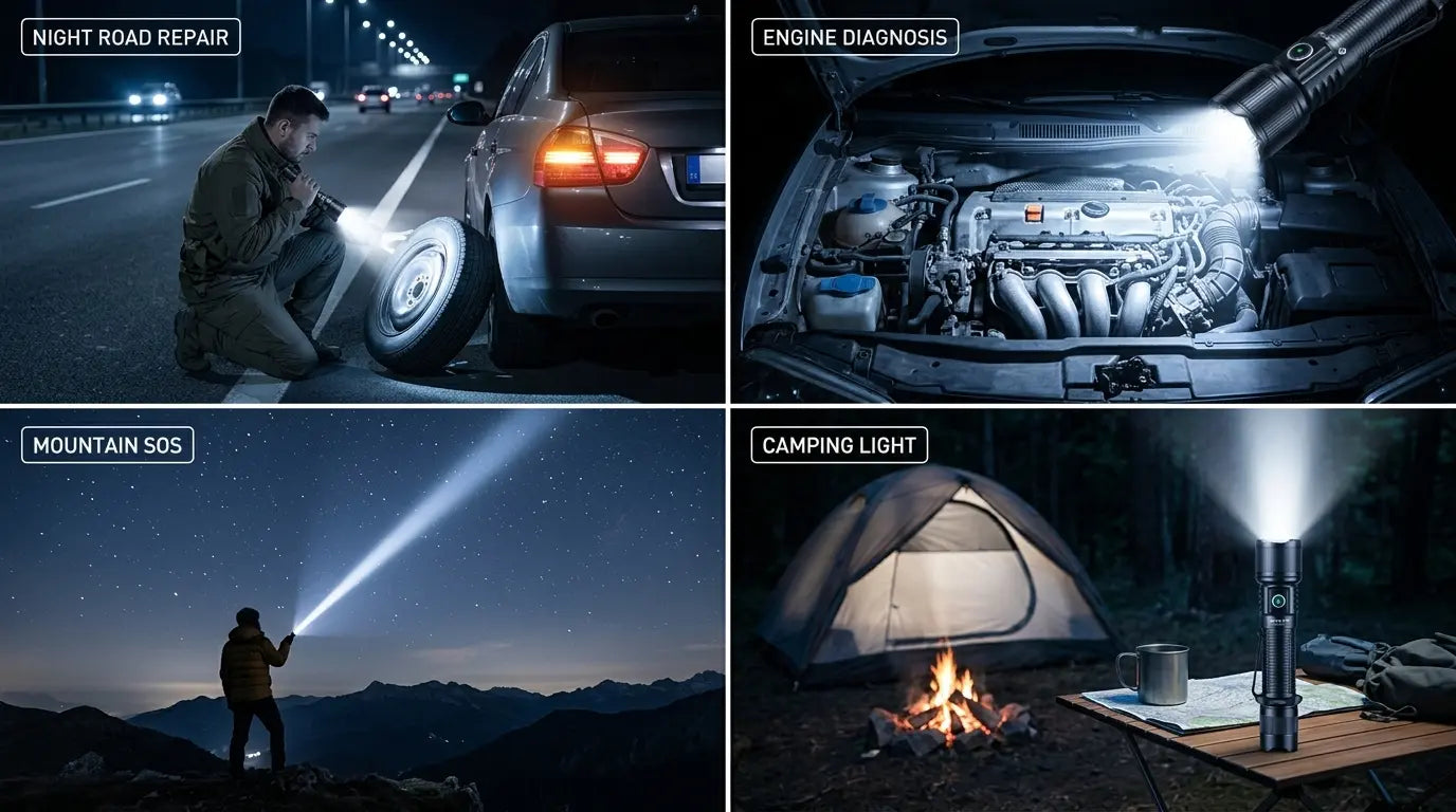 Car Emergency Flashlight Guide: Why a Real Light Belongs in Every Trunk | Brinyte