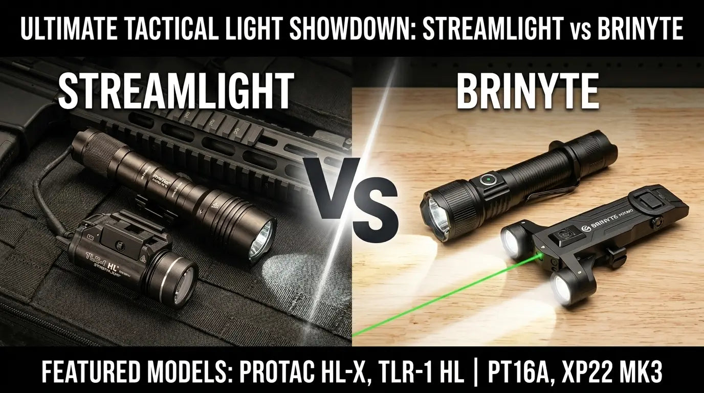Streamlight vs Brinyte: Law Enforcement Tactical Flashlight Comparison