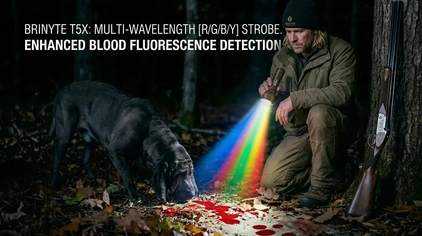 Blood Tracking Flashlight Guide: Why SPECTRA T5X Leads Game Recovery | Brinyte