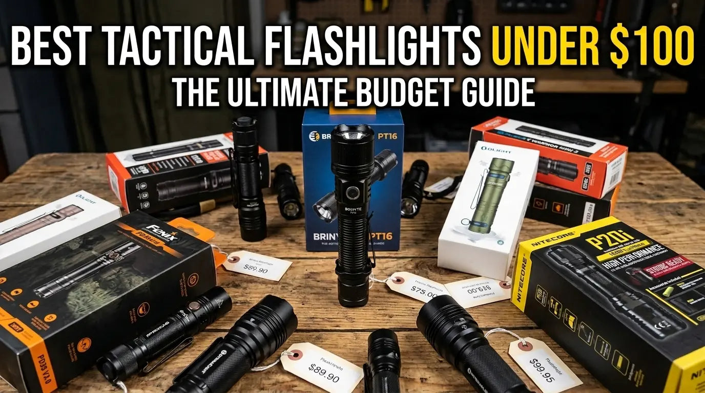 Best Tactical Flashlights Under $100: Brinyte vs Competitors (2026)