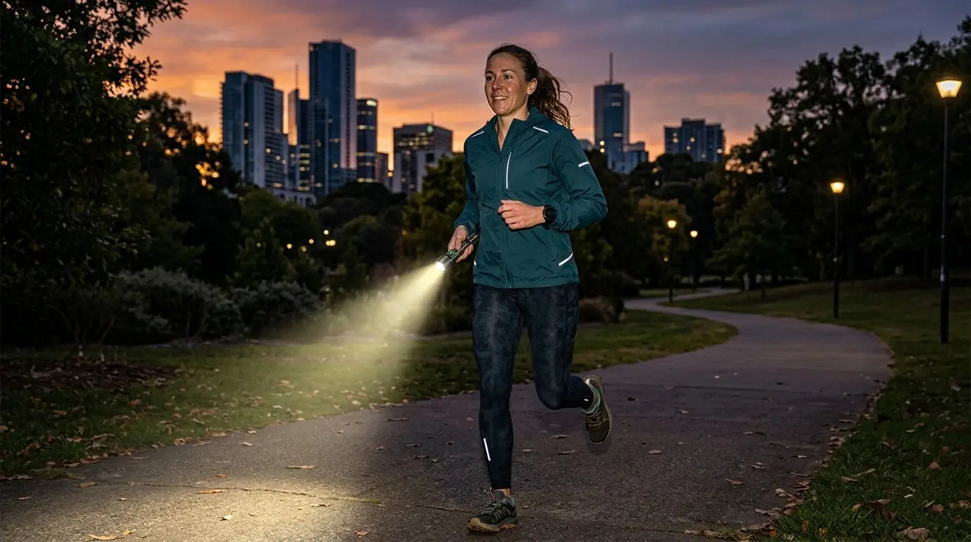 Women's Night Safety: Light Is Better Than Strobe | Brinyte PT16A