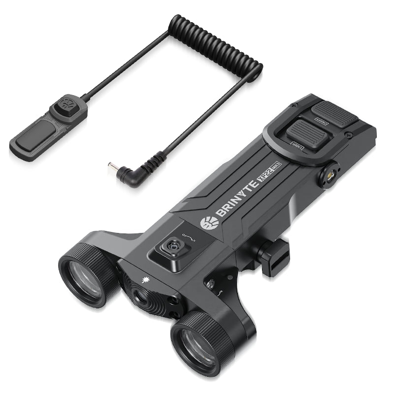 Brinyte XP22 MK3 Tactical Rail Mounted Flashlight