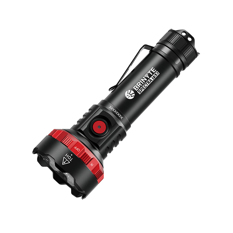 Brinyte SPECTRA T5X Multi-Color Blood Tracking Hunting Flashlight