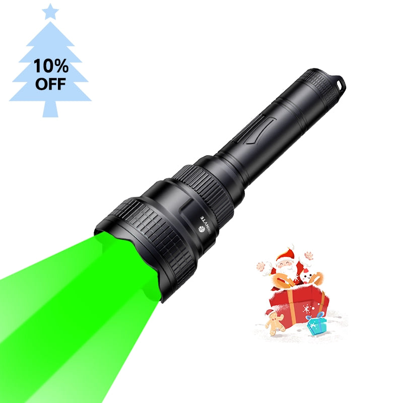 Brinyte T18-R R5 Luz de caza verde con interruptor remoto inalámbrico