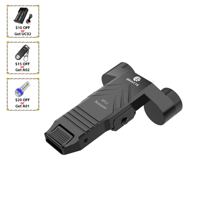 XP22 Quick-Detach Rechargeable Light——Brinyte