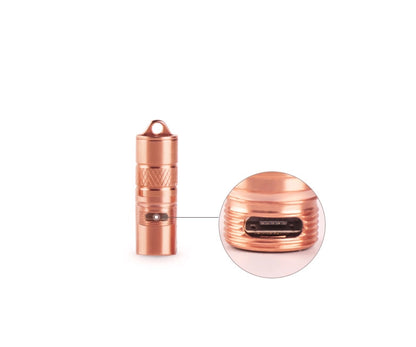 Brinyte M18 Copper Safety Keychain Light