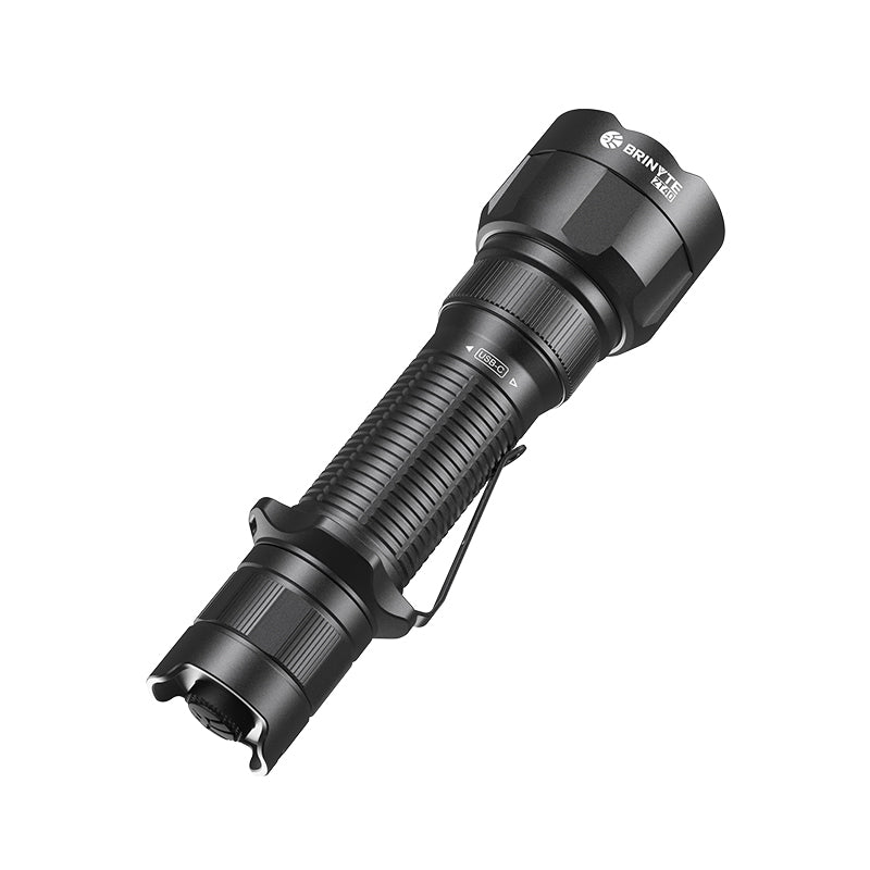 Brinyte ZT40: 1650 Lumen Zoomable Tactical Flashlight with USB-C Charging
