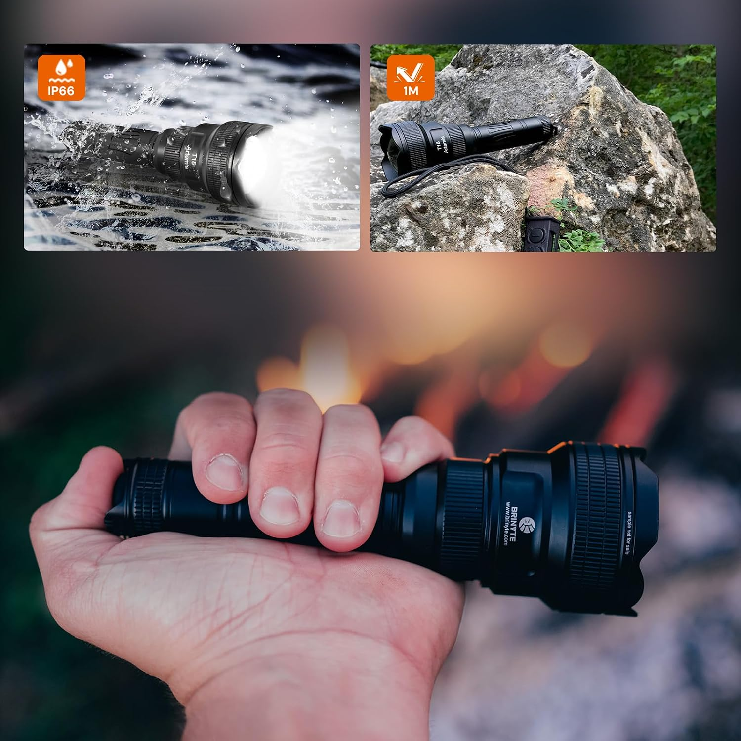 Brinyte T18 Artemis – Zoomable Multicolor Hunting Flashlight for Hog & Predator Night Hunting
