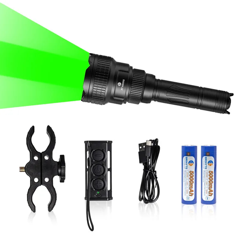 Brinyte T18-R R5 Green Hunting Light With Wireless Remote Switch