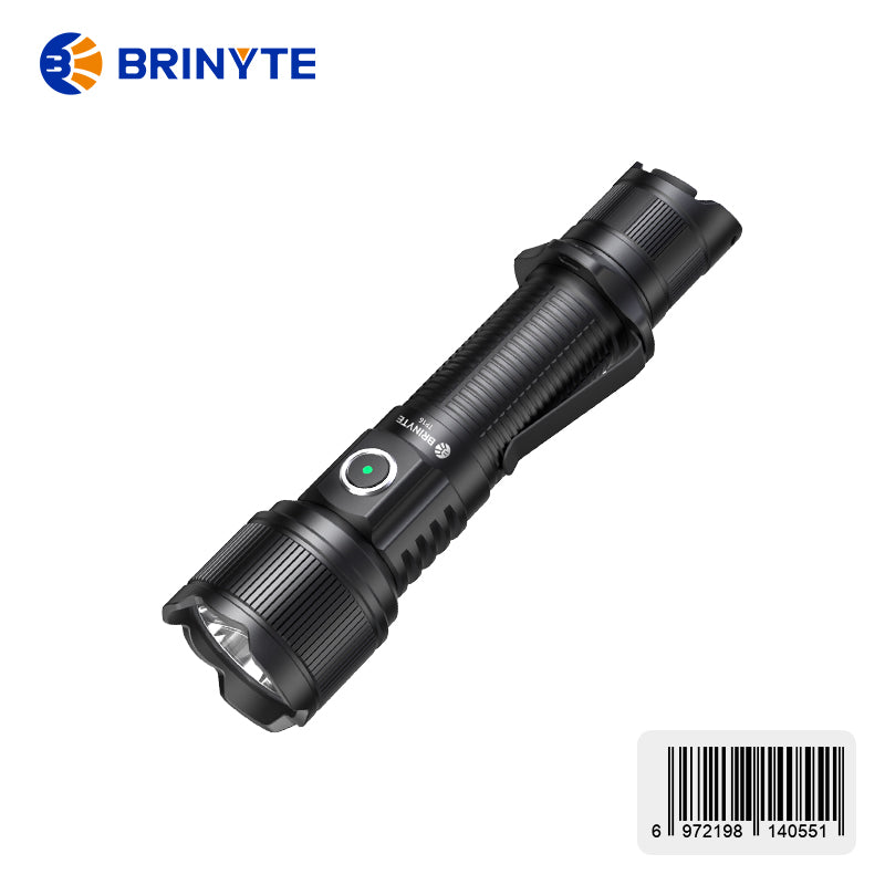 Brinyte PT16 Light with 2000 lms & 600m One-Touch Strobe and SOS Light