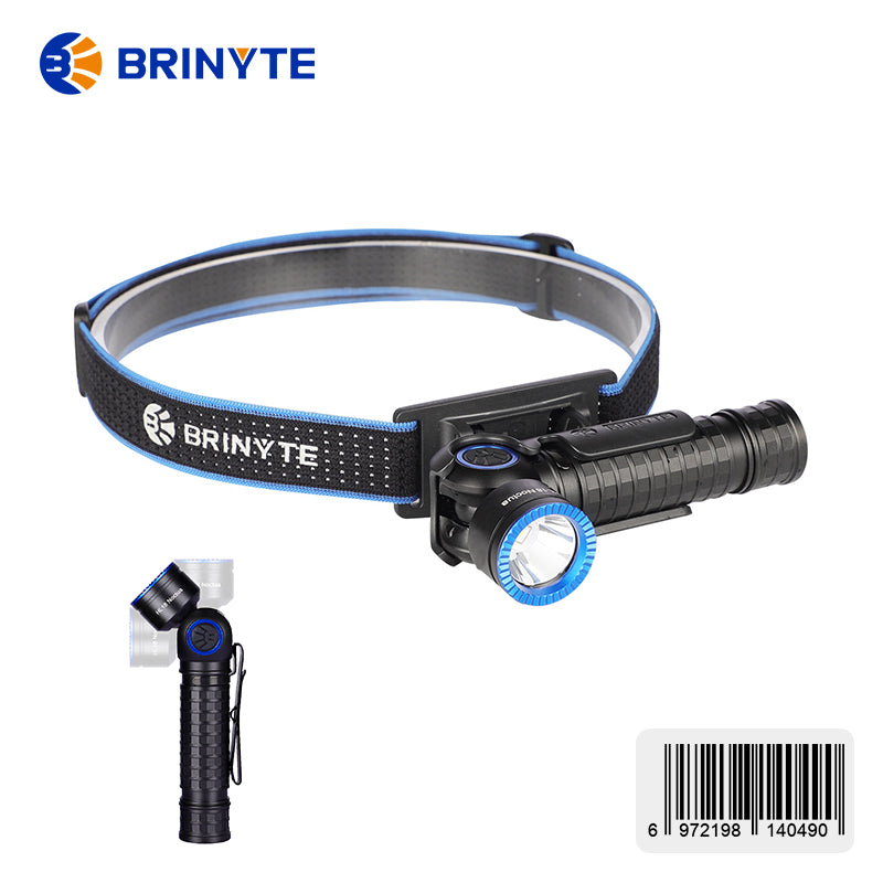 Brinyte HL18 Rechargeable Headlamp 1600 LMS & 308M