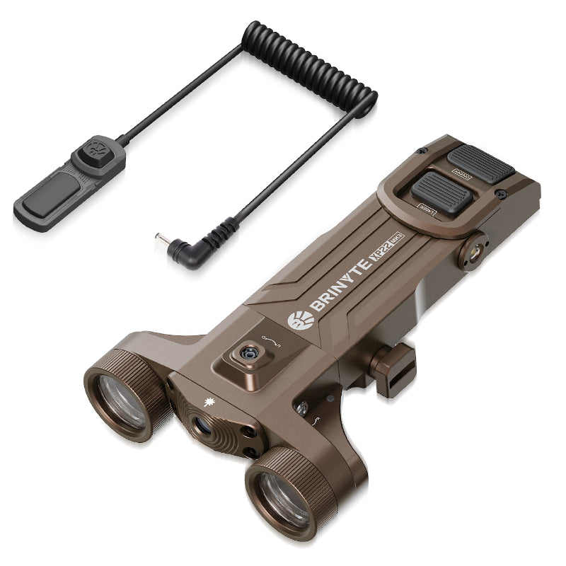 Brinyte XP22 MK3 Tactical Scorpion Rail Mounted Flashlight