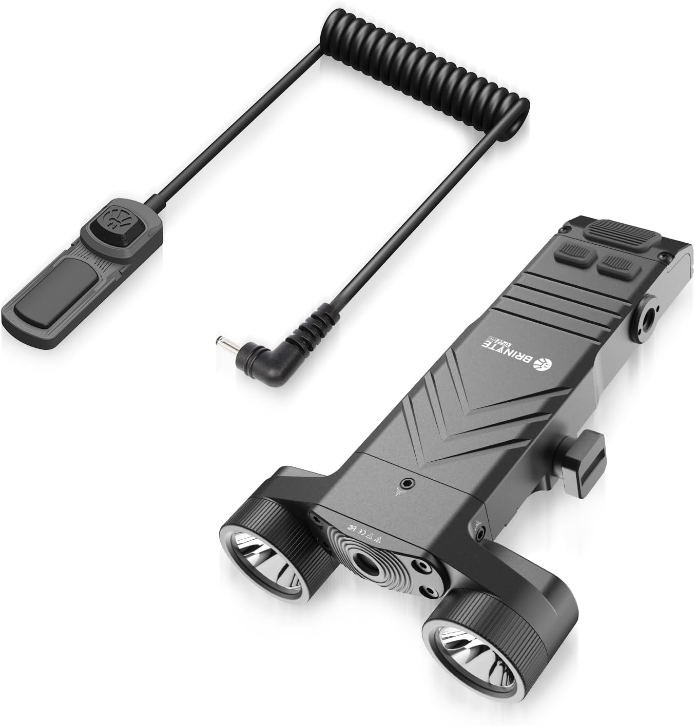 Brinyte XP22PRO Tactical Rail Mount Flashlight| Weapon Mounted Lights