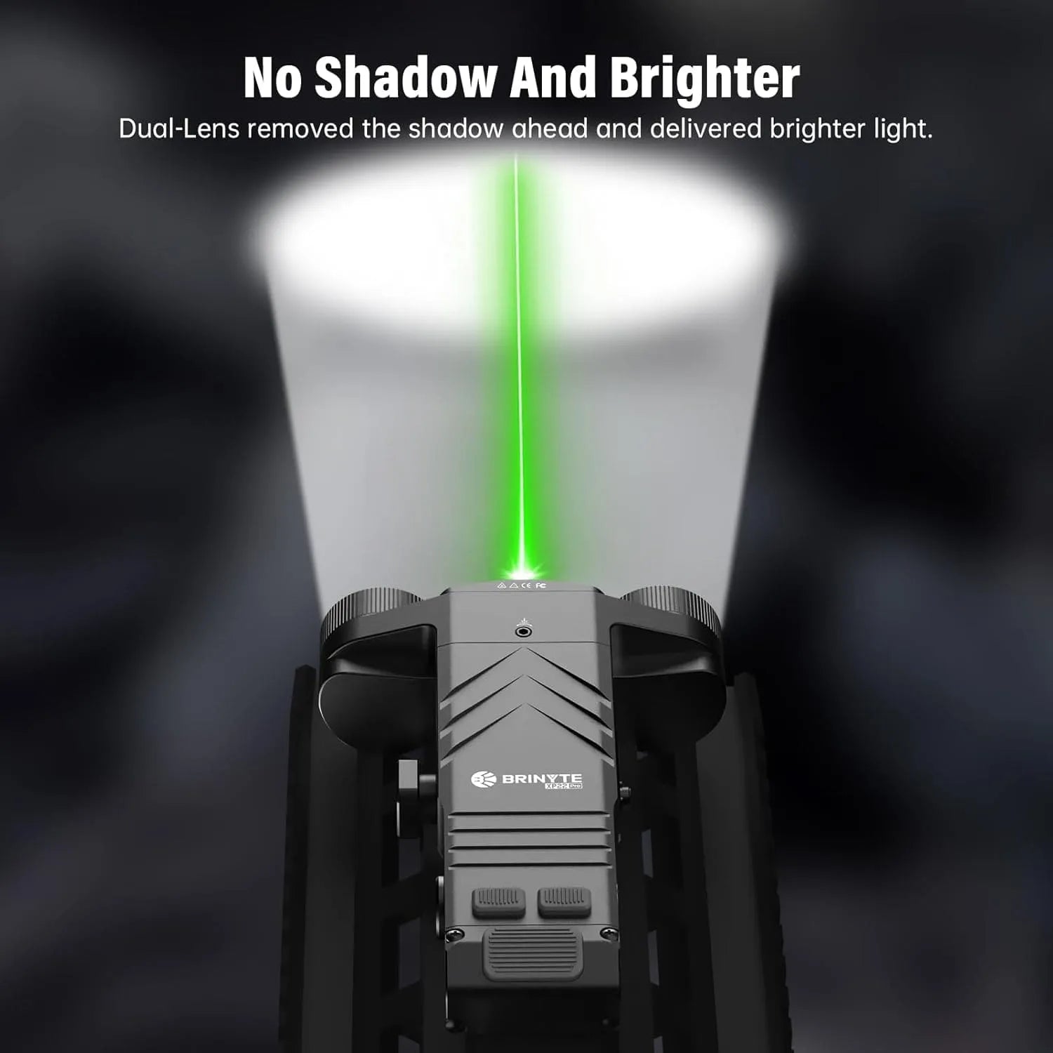 XP22PRO Tactical Rail Mount Flashlight—Brinyte