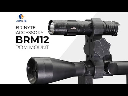 the usage video demonstraion of Brinyte BRM12 POM Mount