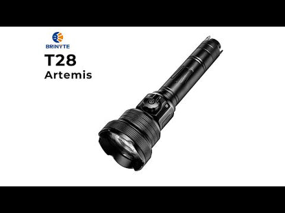 BRINYTE  T28 3-COLOR-IN-1 NIGHT HUNTING FLASHLIGHT FOR COYOTES, FOXES, BOBCATS, AND HOGS